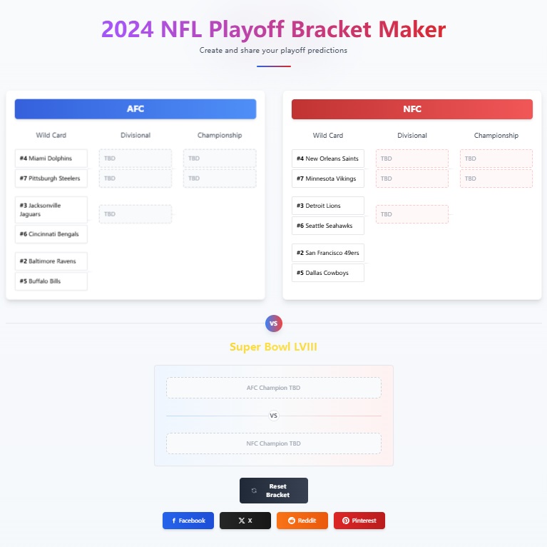 Create professional-grade playoff brackets in minutes. Free, easy to use, and designed for all your competition needs.